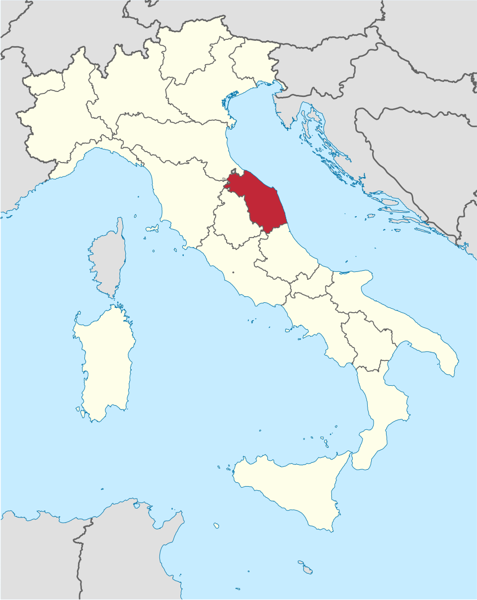 Carte des Marches — Marches